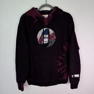 Hypland Naruto Hoodie Mens Small Kisame Hoshigaki Anime Bleach Dye Pullover